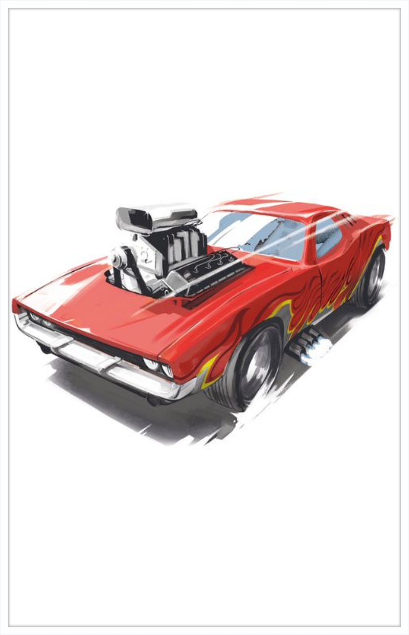 Hot Wheels Painted Tracks 1