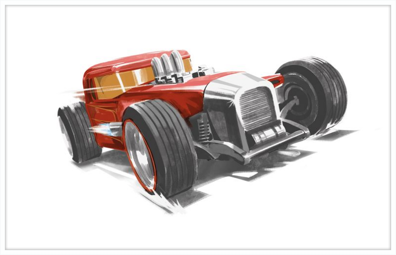 Hot Wheels Painted Tracks 5
