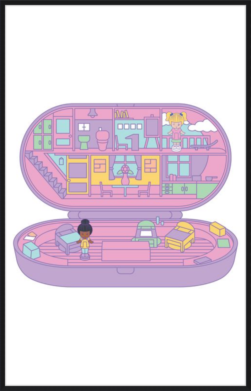 Polly Pocket Purple Compact 1