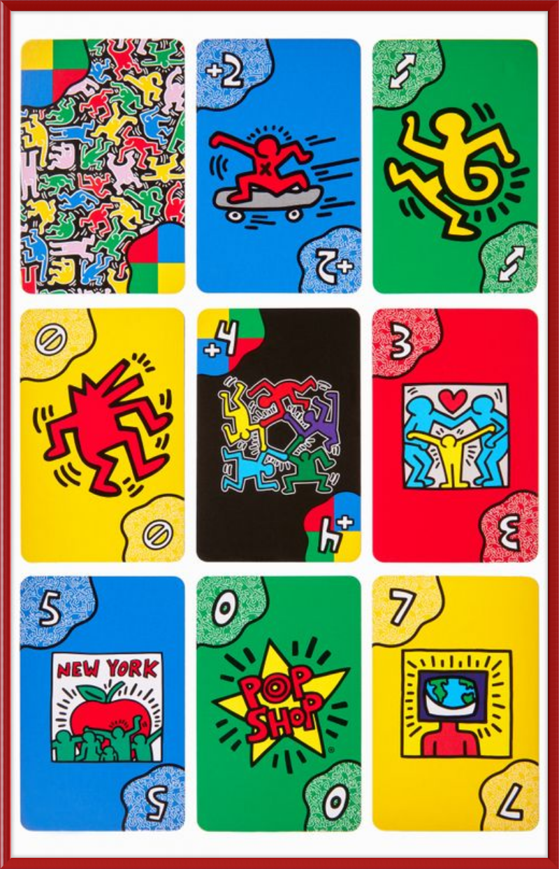 Keith Haring  x UNO Artiste Series