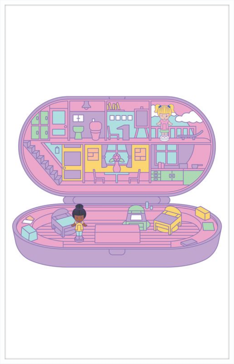 Polly Pocket Purple Compact 1