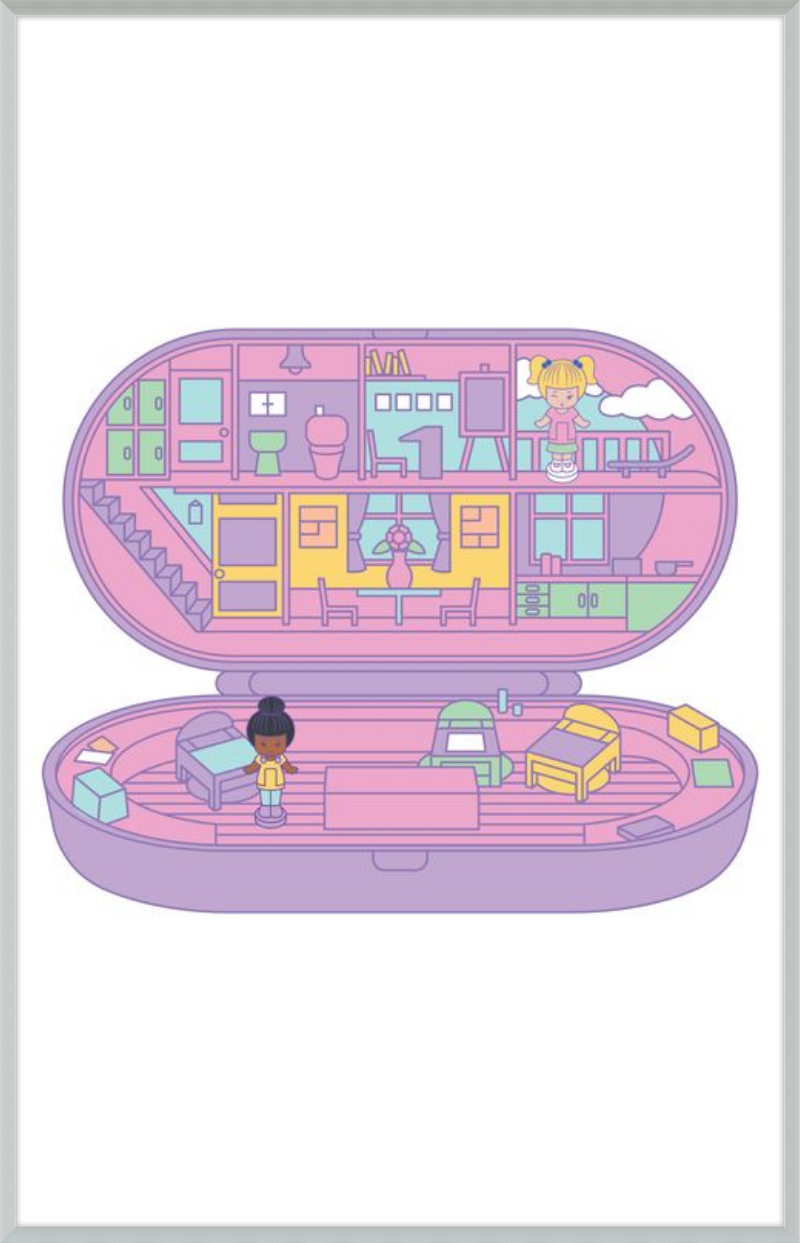 Polly Pocket Purple Compact 1