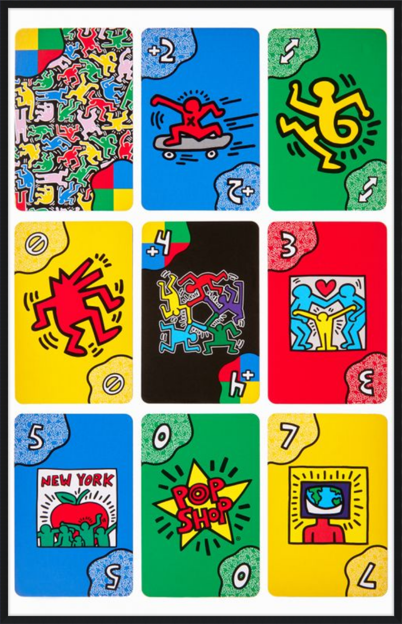 Keith Haring  x UNO Artiste Series