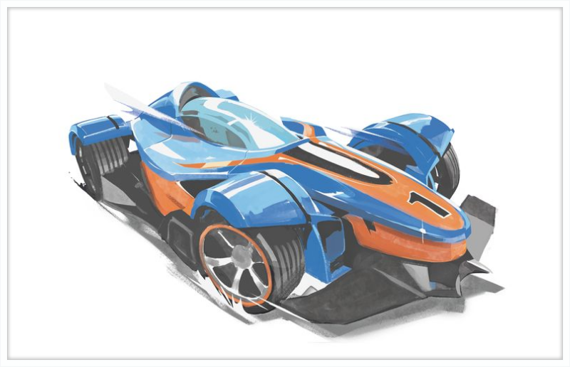 Hot Wheels Painted Tracks 2