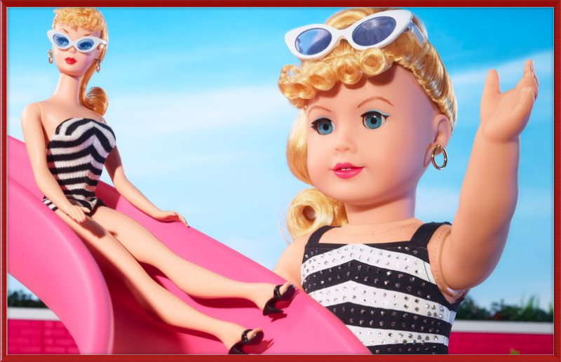 Barbie American Girl Slide