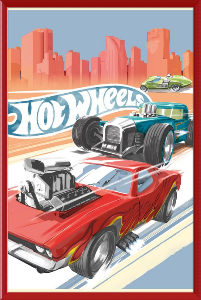 Hot Wheels Art Print 6