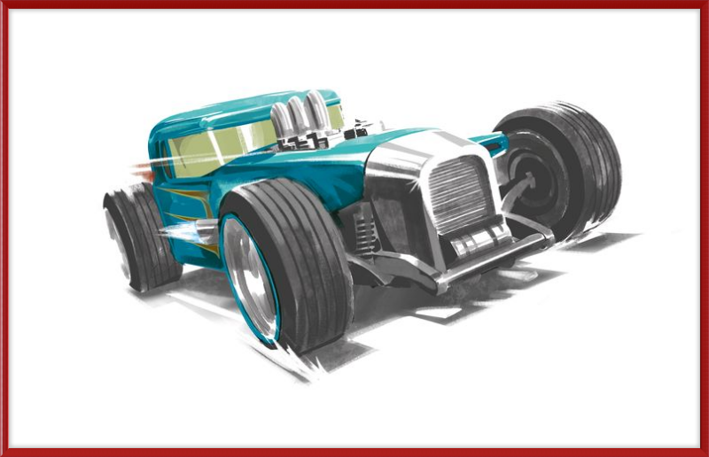 Hot Wheels Painted Tracks 4