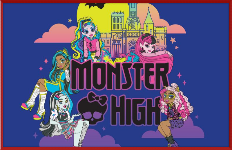 Monster High Group Shot with Logo