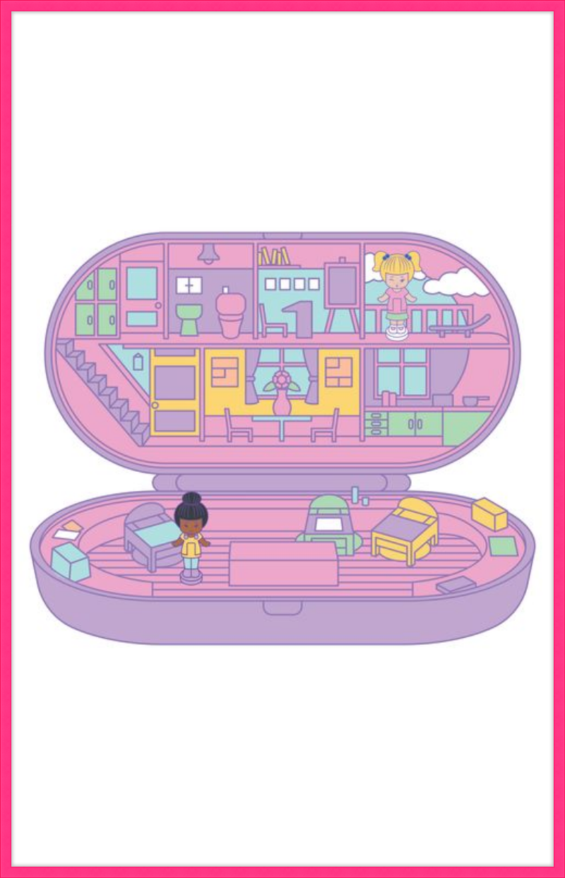 Polly Pocket Purple Compact 1