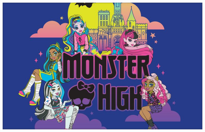 Monster High Group Shot with Logo