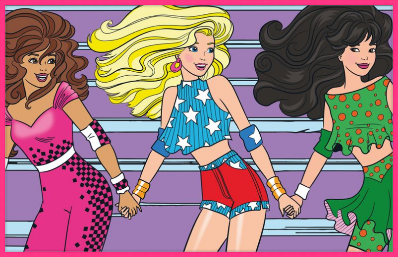 Barbie at the Roller Skating Rink