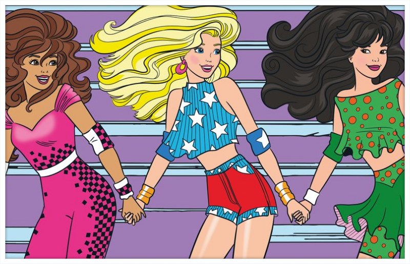 Barbie at the Roller Skating Rink