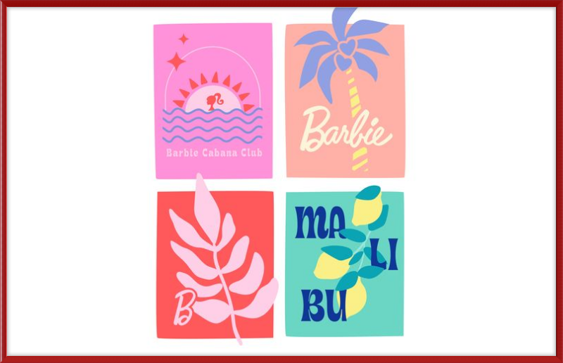 Barbie Variety Print