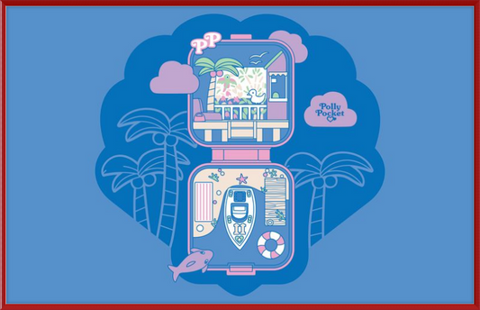 Polly Pocket Blue Compact