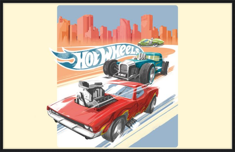Hot Wheels Painted Tracks 6