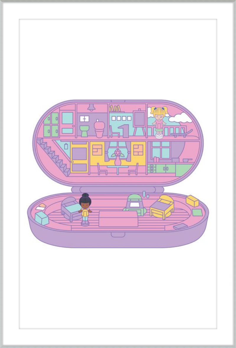 Polly Pocket Purple Compact 1