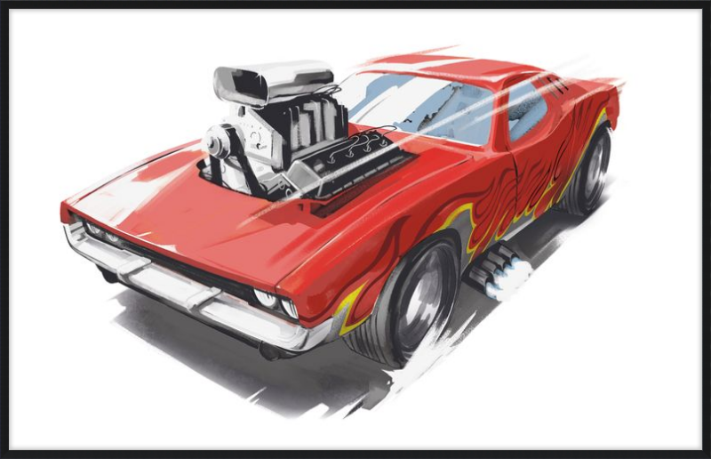 Hot Wheels Painted Tracks 1