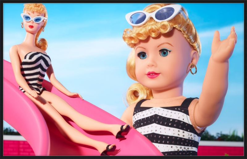 Barbie American Girl Slide