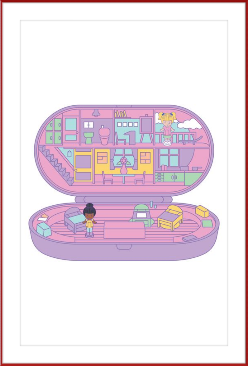 Polly Pocket Purple Compact 1