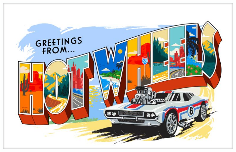 Hot Wheels Greetings