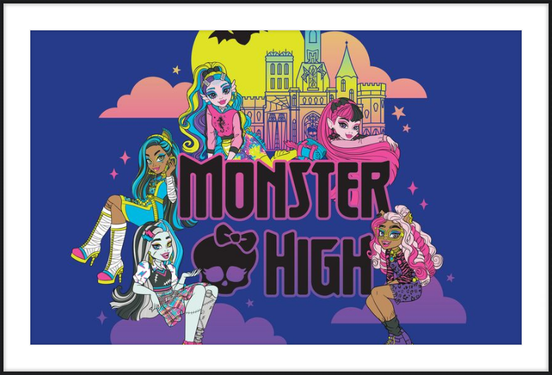 Monster High Group Shot with Logo