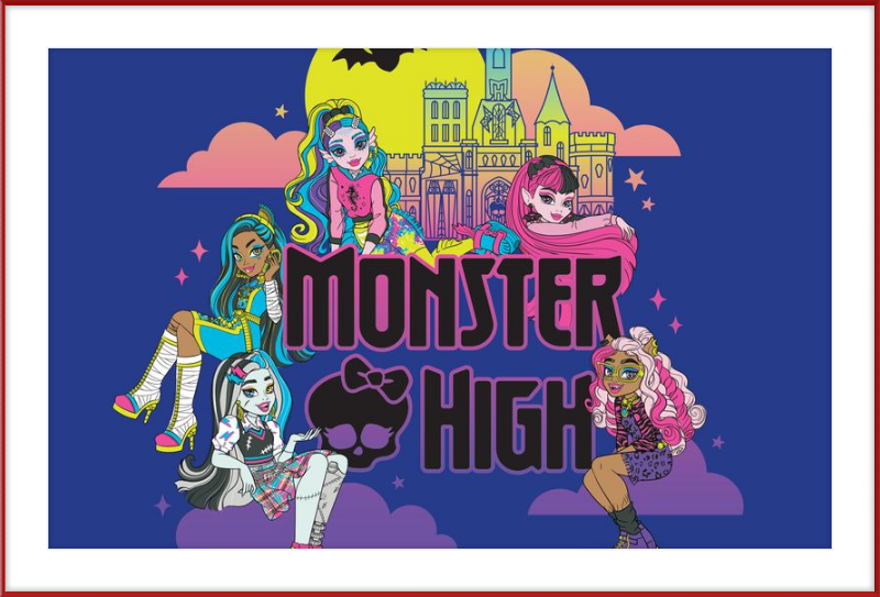 Monster High Group Shot with Logo
