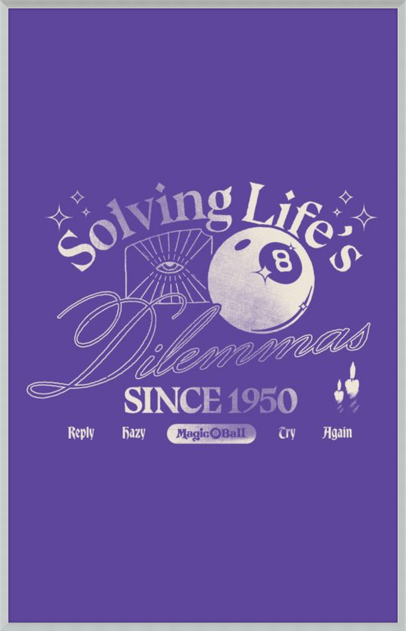 Magic 8 Ball Solving Life's Dilemma