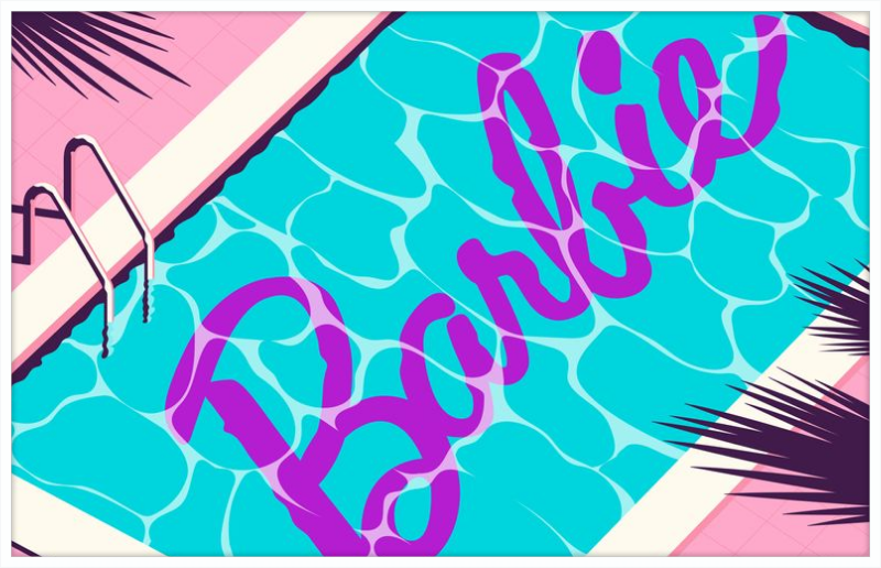 Barbie Logo Pool
