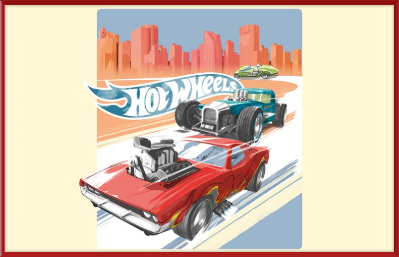 Hot Wheels Painted Tracks 6