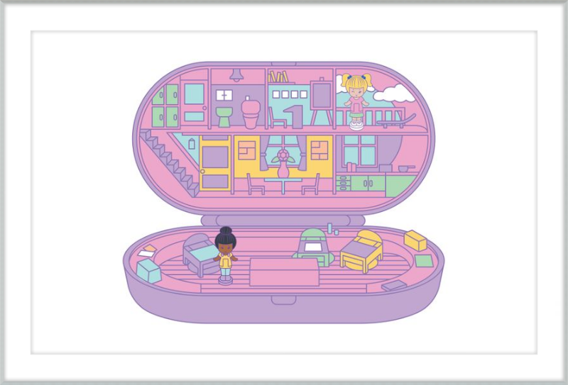 Polly Pocket Purple Compact 2