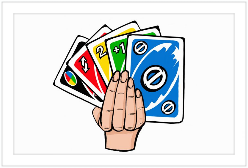 UNO Card Hand