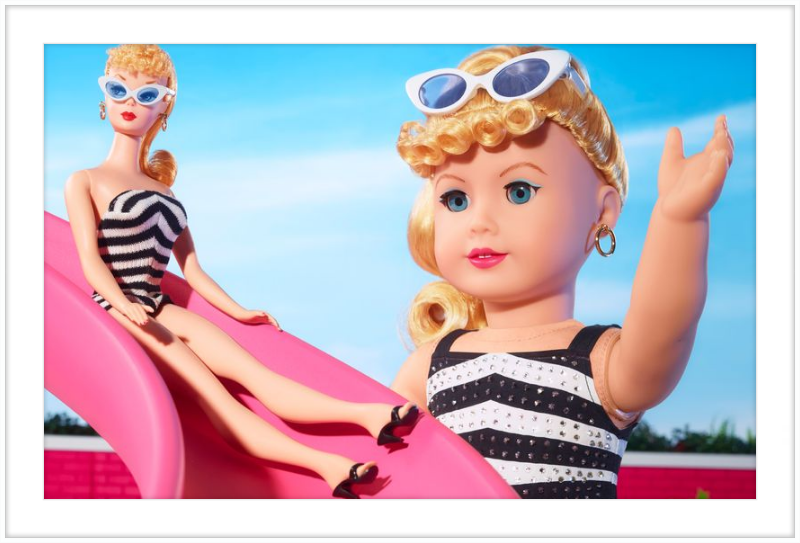 Barbie American Girl Slide