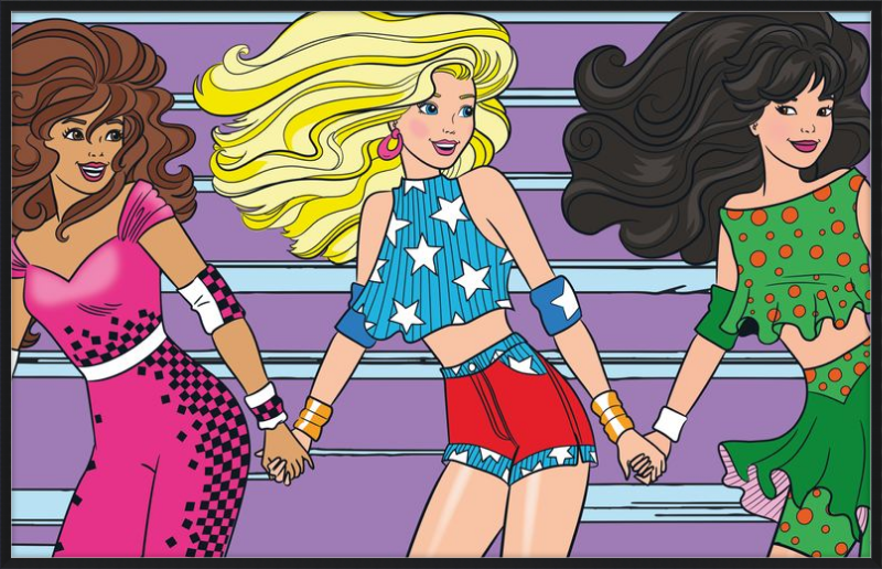 Barbie at the Roller Skating Rink