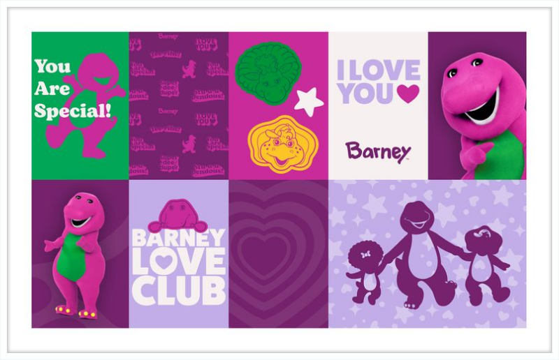 Barney Collage