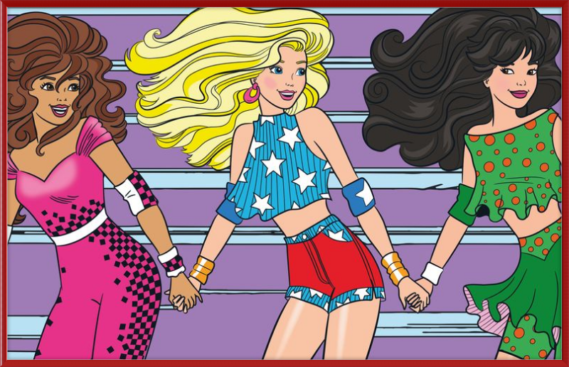Barbie at the Roller Skating Rink