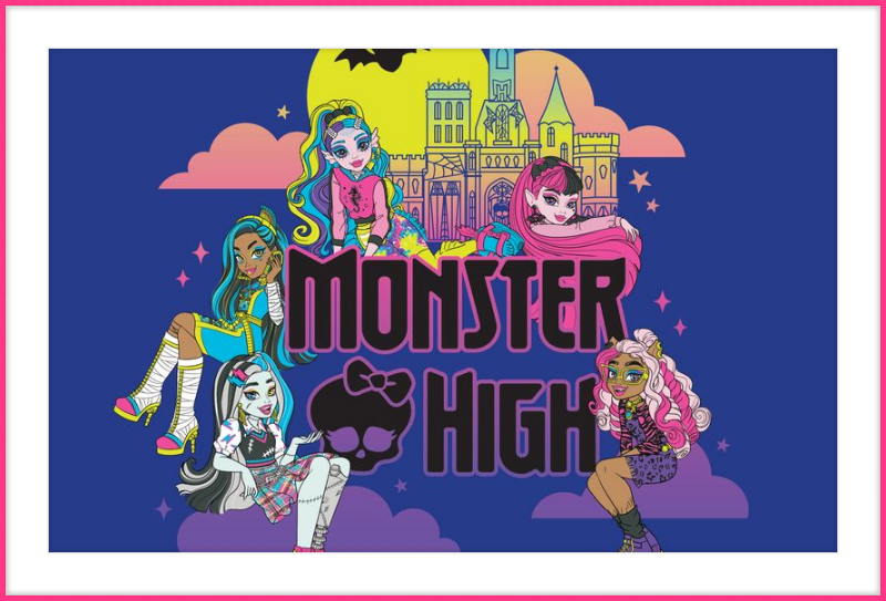 Monster High Group Shot with Logo