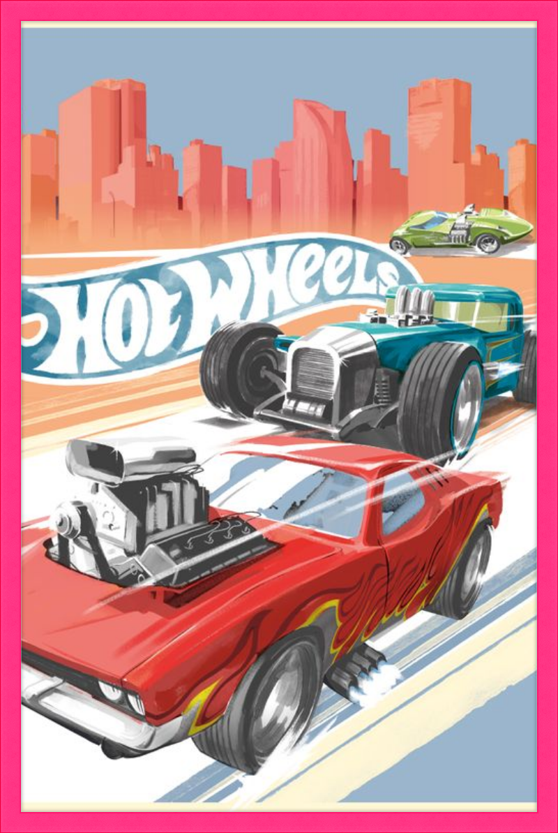 Hot Wheels Art Print 6