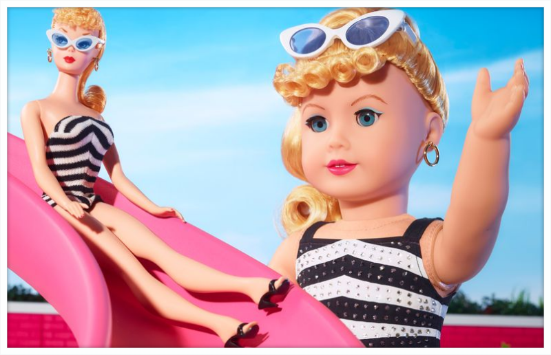 Barbie American Girl Slide