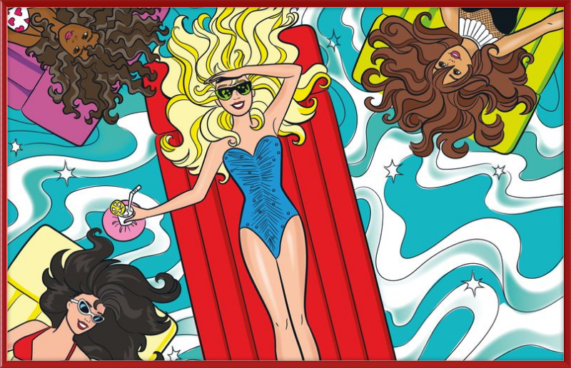 Barbie at the Pool
