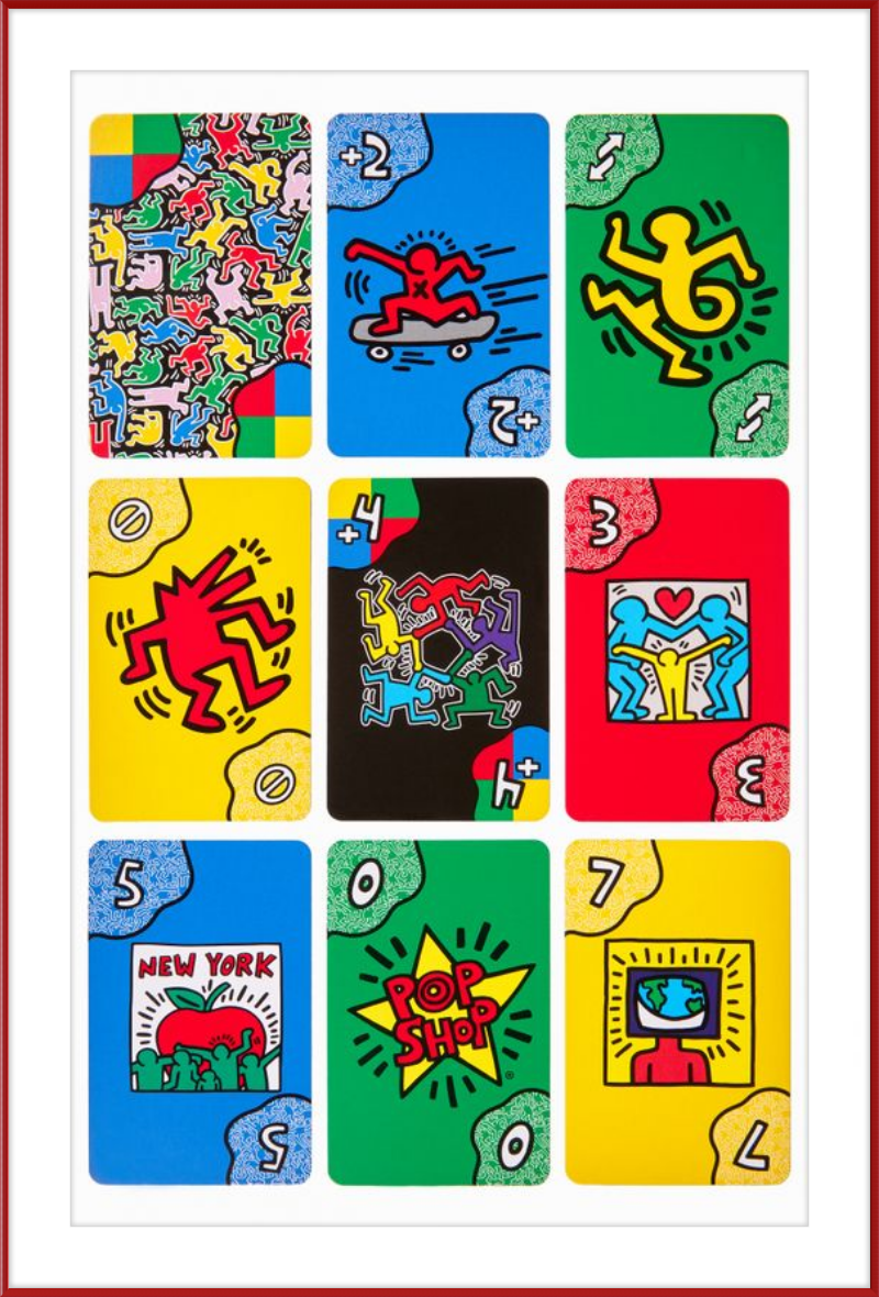 Keith Haring  x UNO Artiste Series