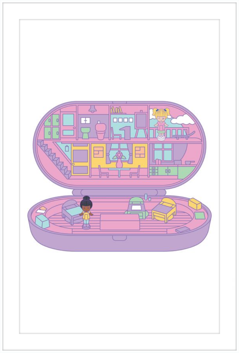 Polly Pocket Purple Compact 1