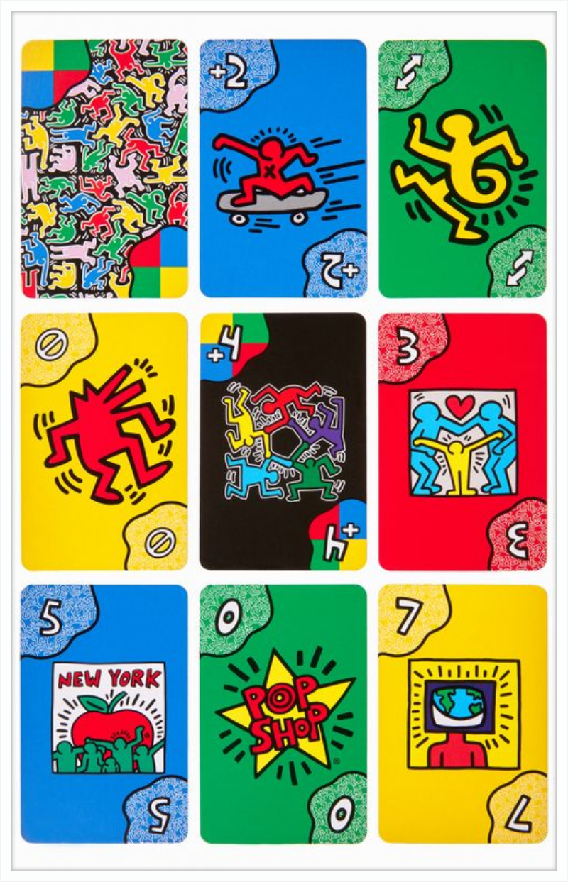Keith Haring  x UNO Artiste Series