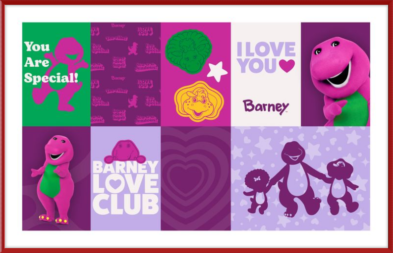 Barney Collage