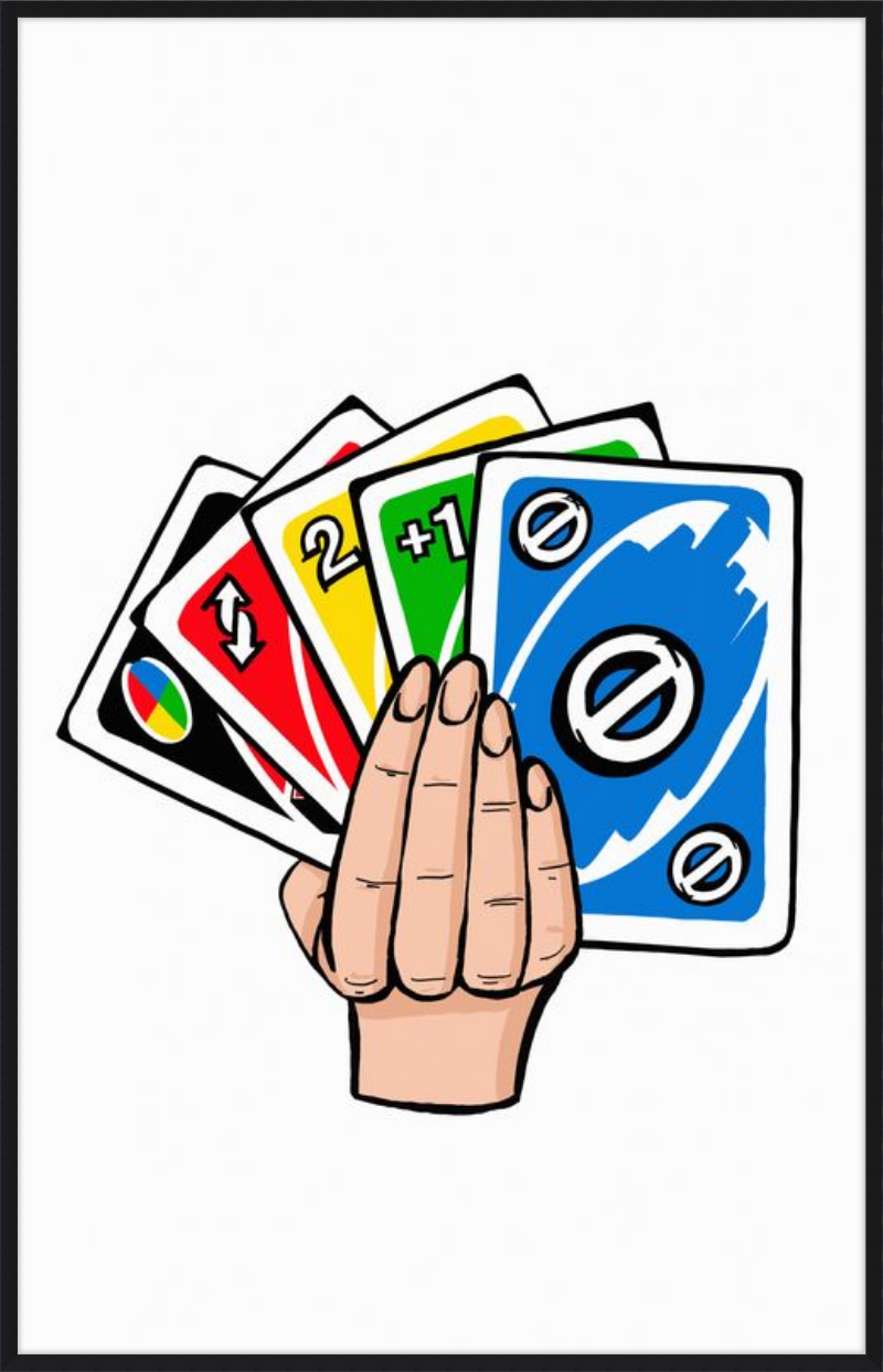 UNO Card Hand