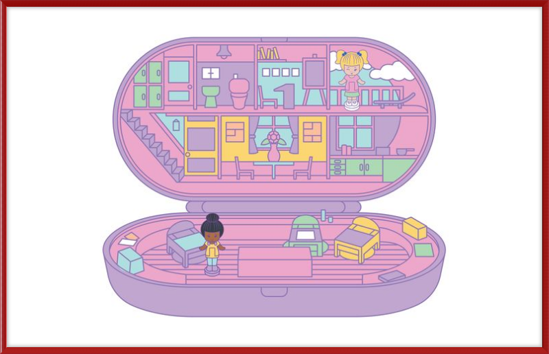 Polly Pocket Purple Compact 1