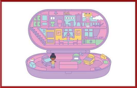Polly Pocket Purple Compact 1
