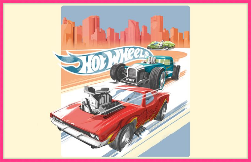 Hot Wheels Painted Tracks 6