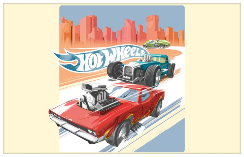 Hot Wheels Painted Tracks 6