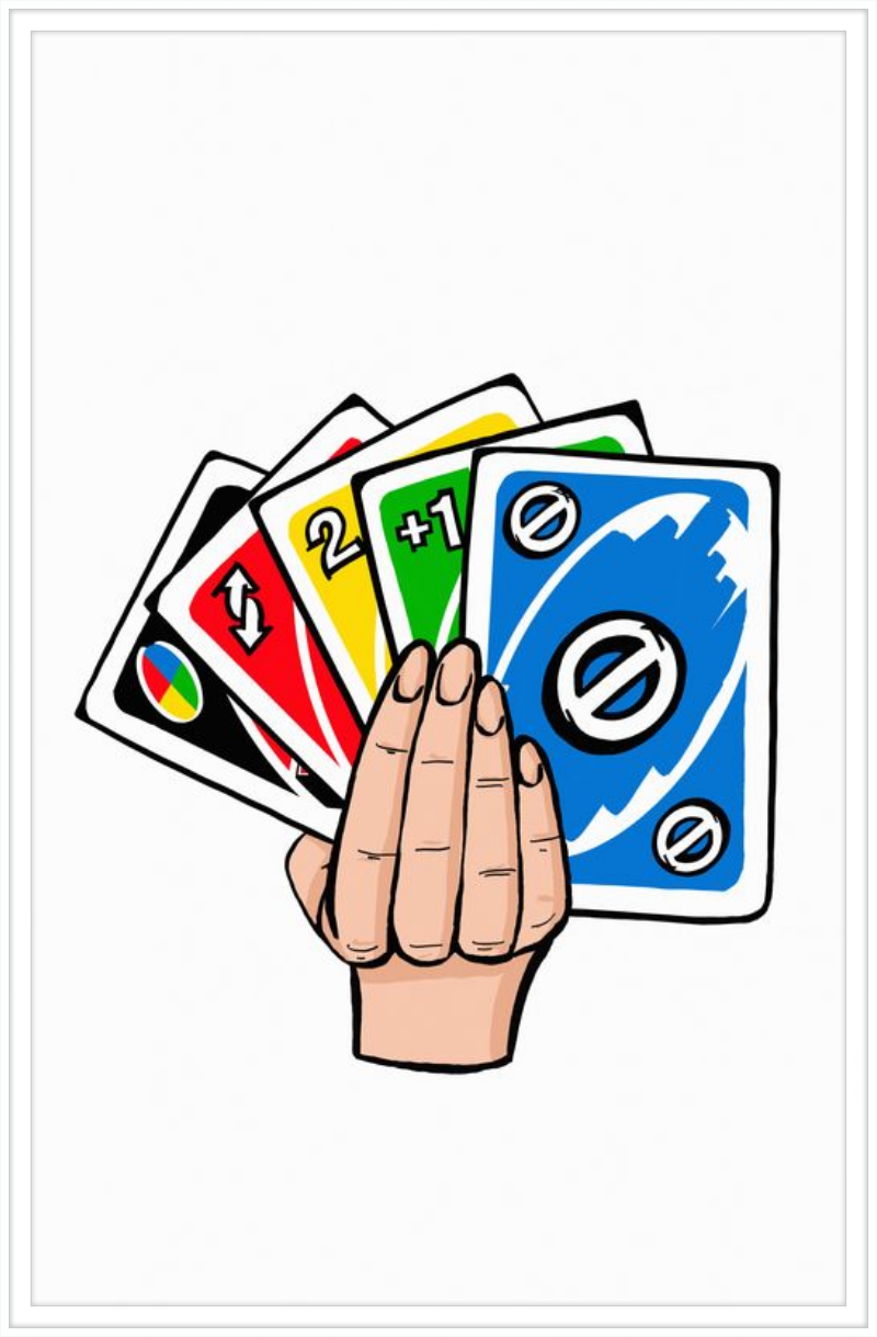 UNO Card Hand