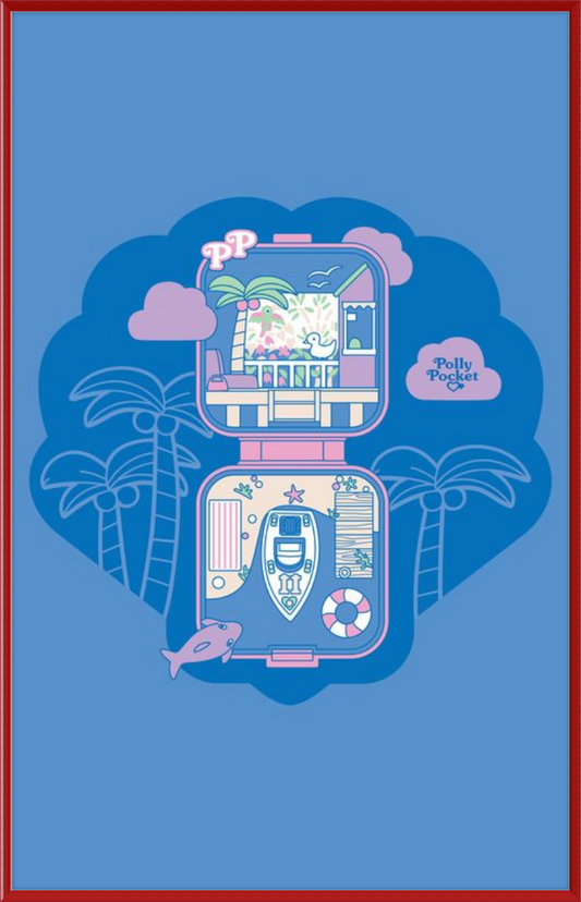 Polly Pocket Blue Compact